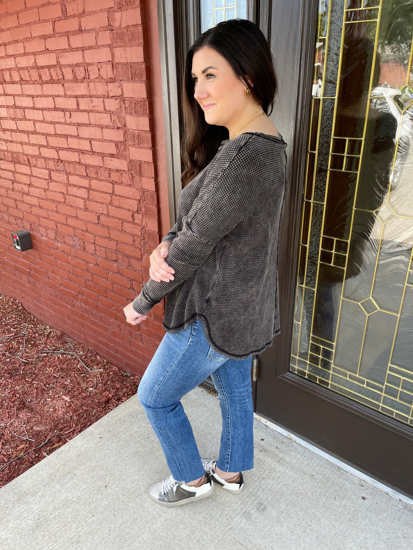 Baby Waffle L/S Top