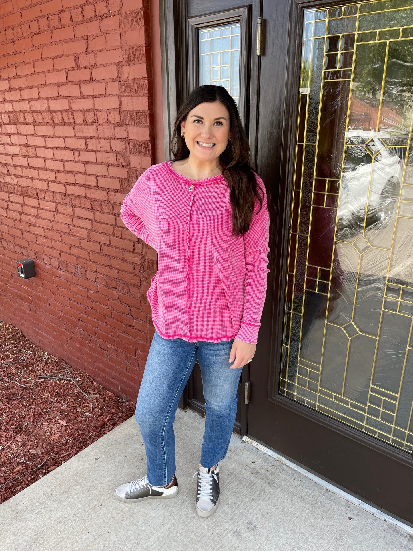 Baby Waffle L/S Top
