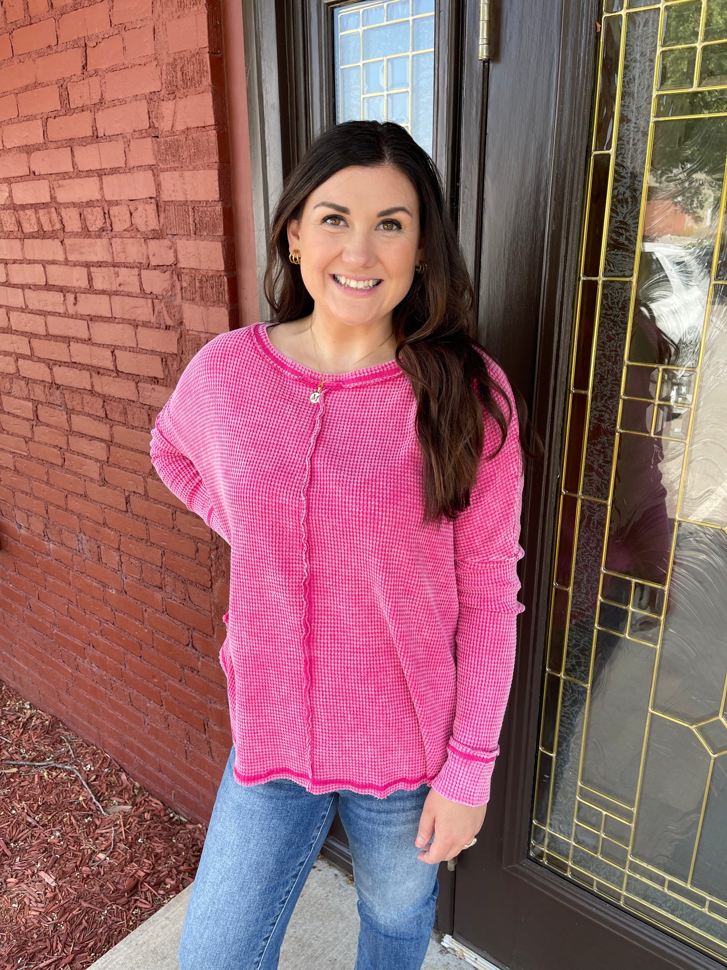 Baby Waffle L/S Top