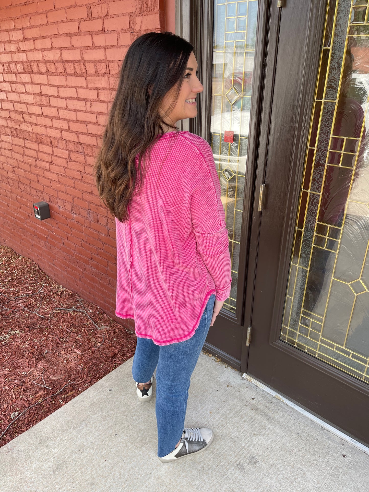 Baby Waffle L/S Top