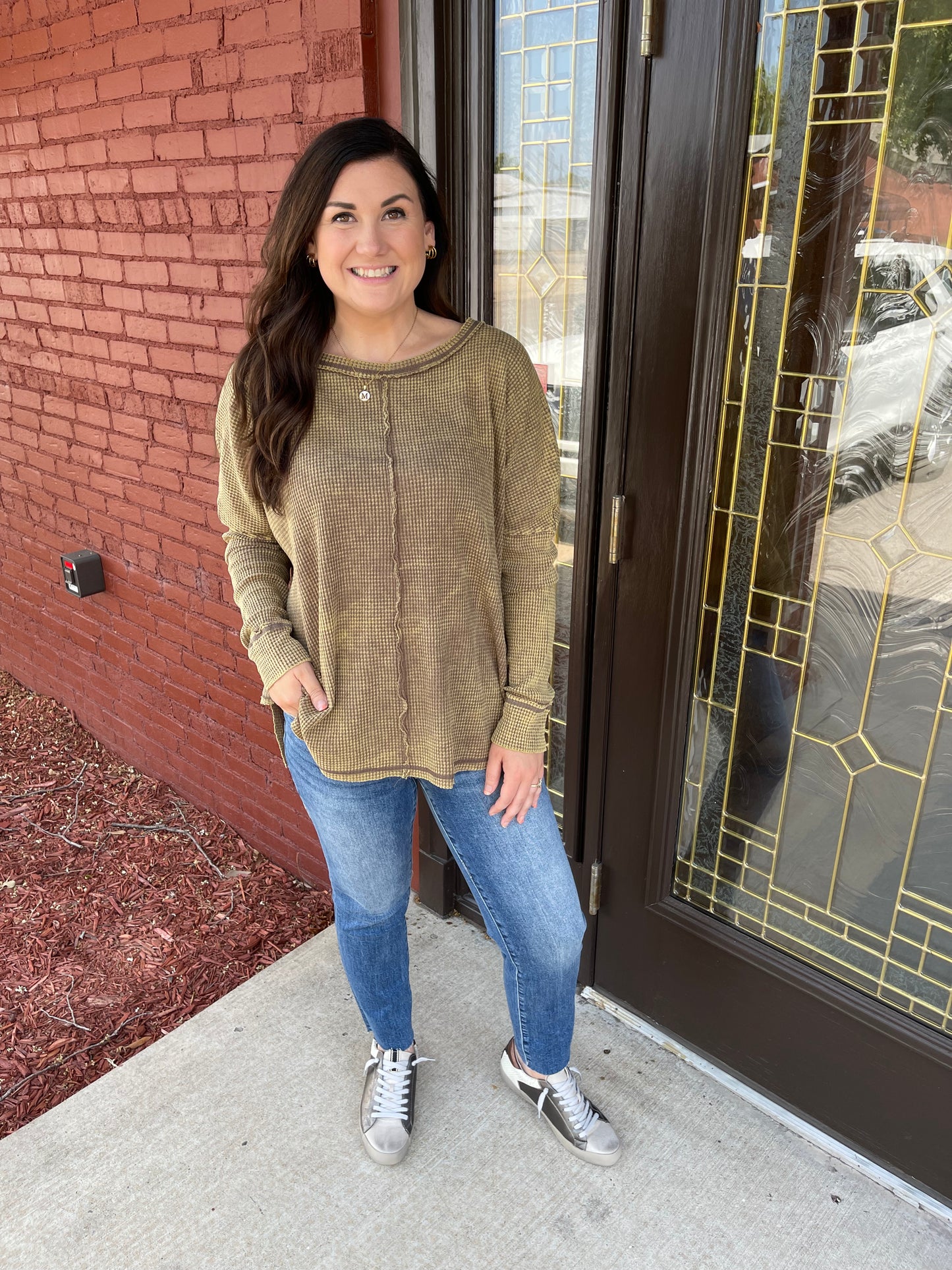 Baby Waffle L/S Top