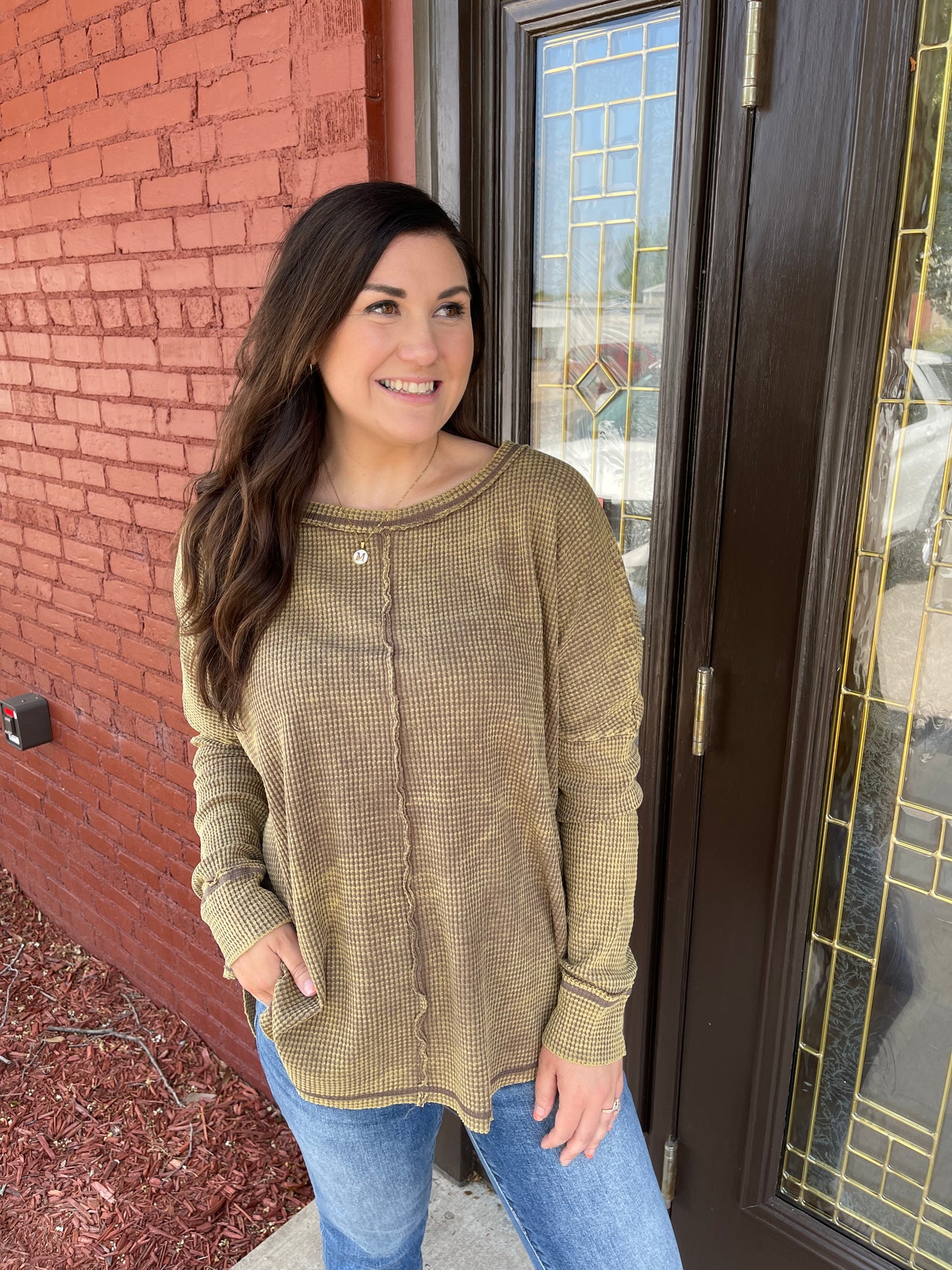 Baby Waffle L/S Top