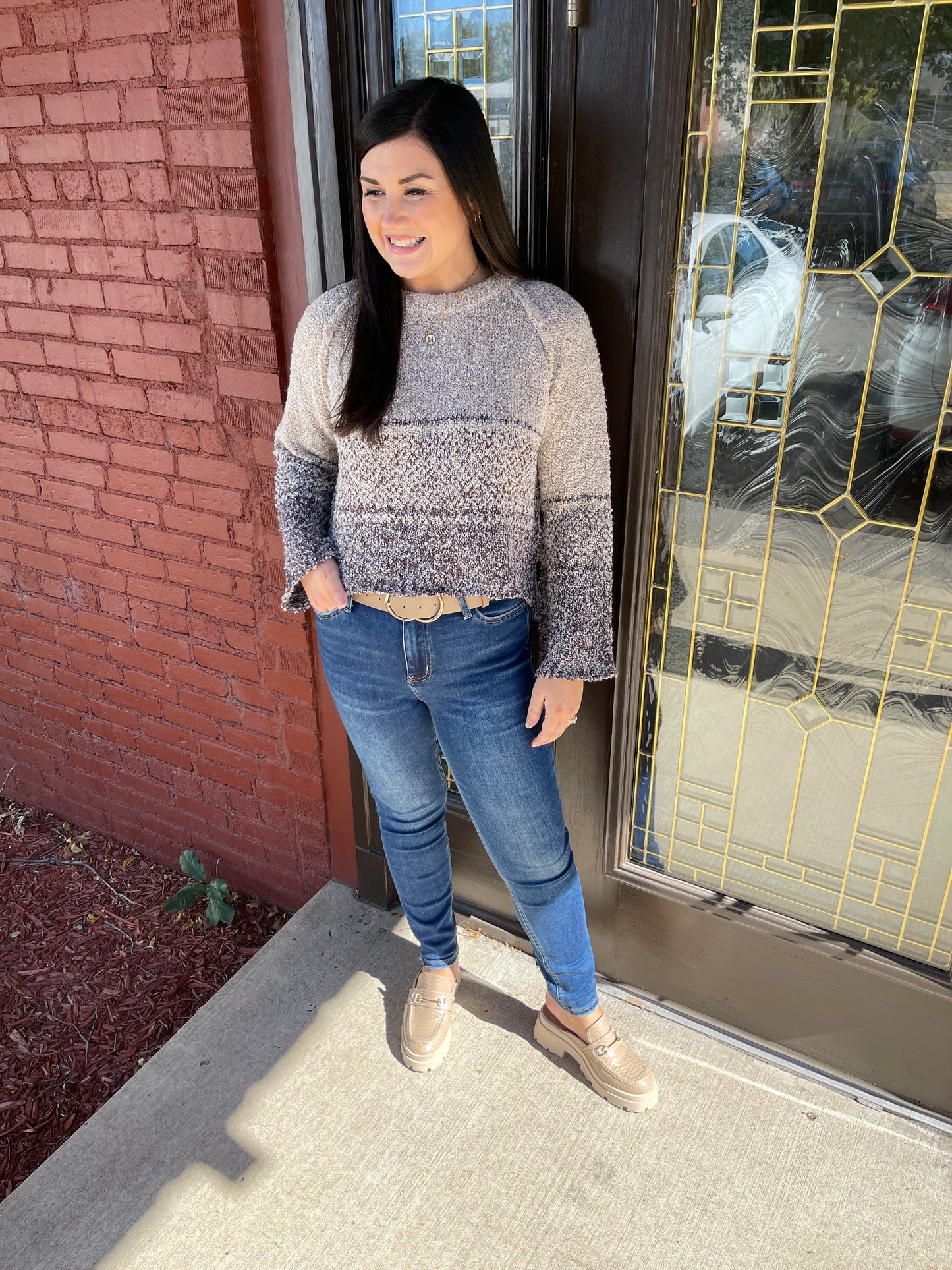Log Cabin Getaway Sweater
