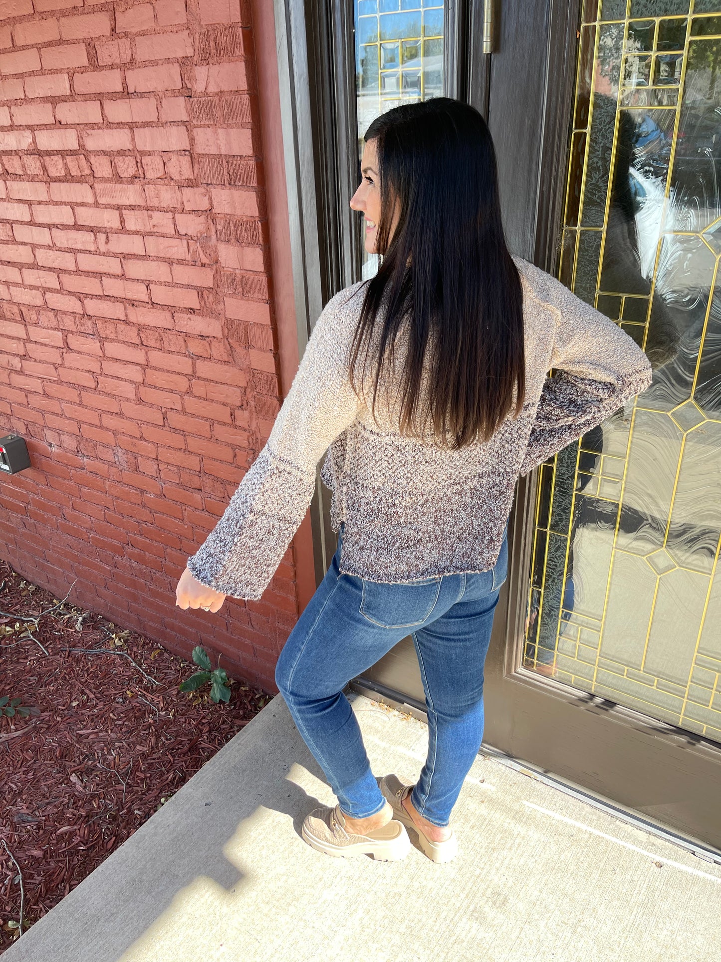 Log Cabin Getaway Sweater