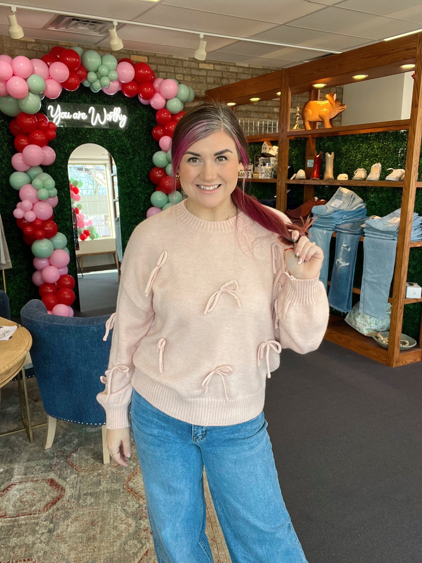 Indie Bow Sweater