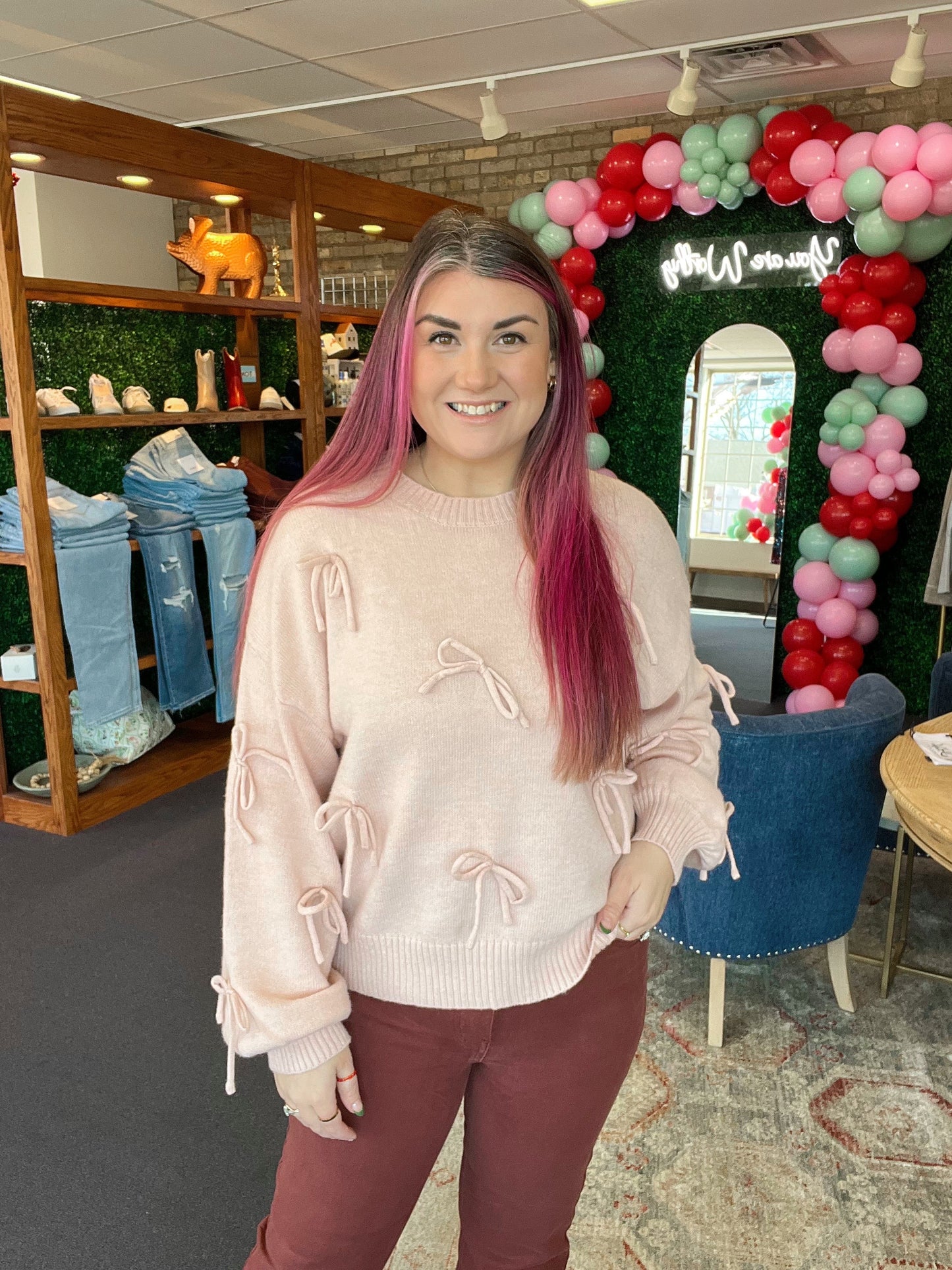 Indie Bow Sweater