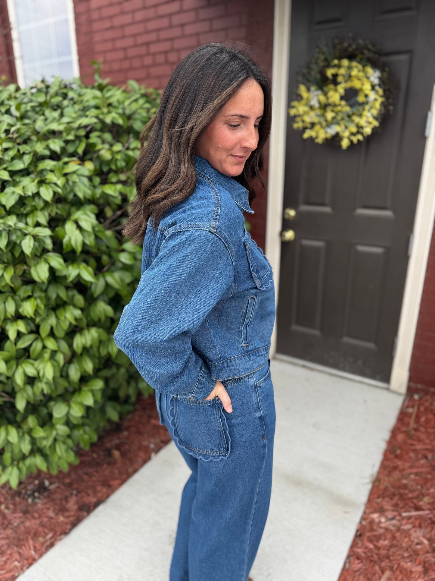 Scallop Pocket Jacket