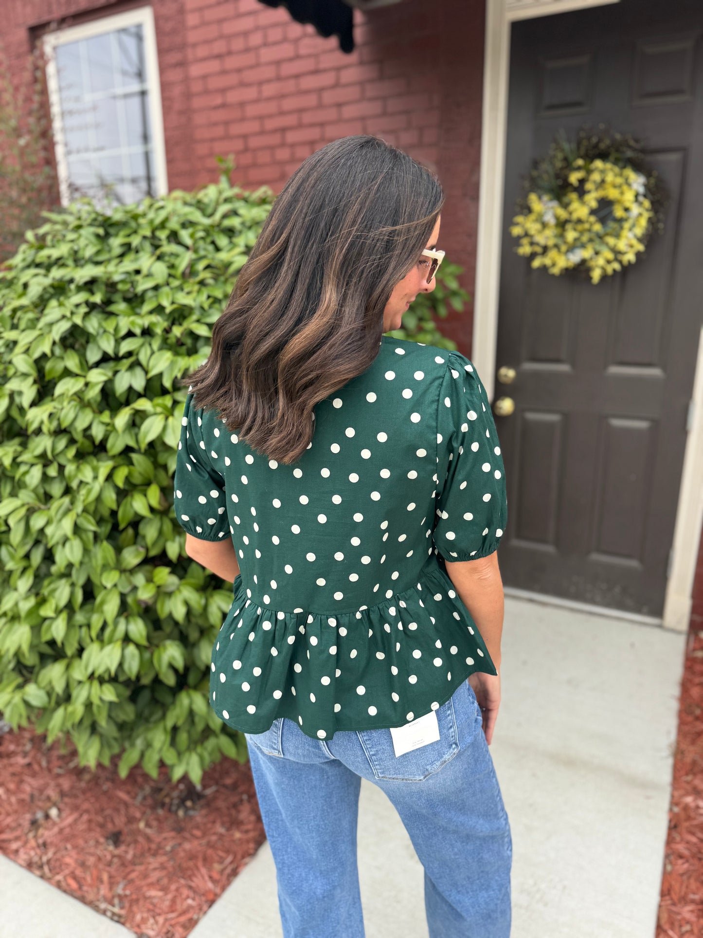 Clover Polka Dot Top