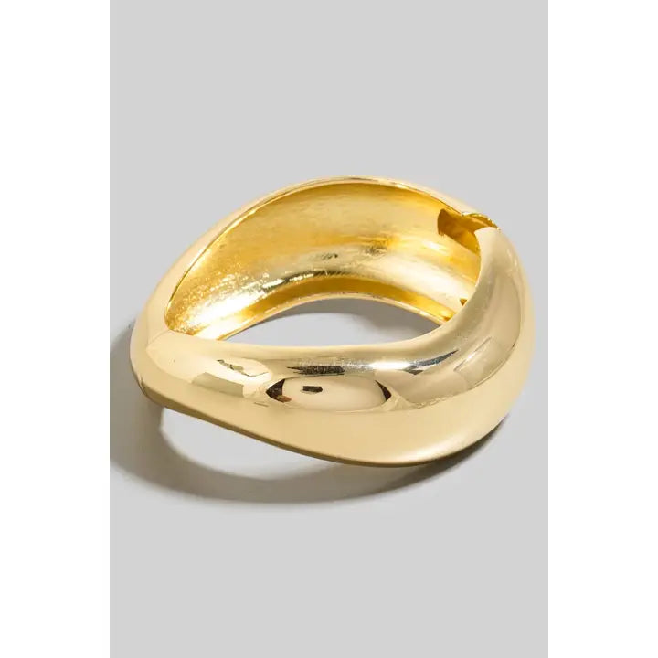 Wavy Metallic Bangle