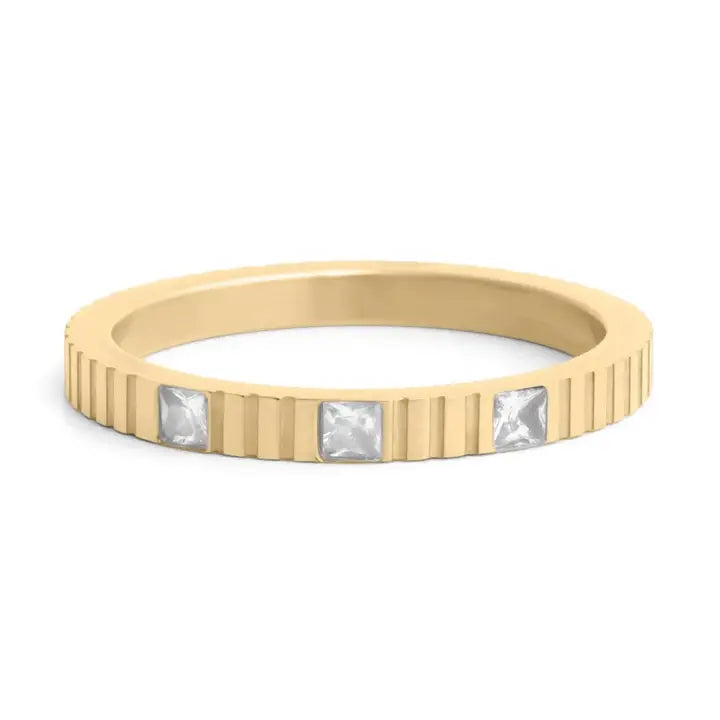 Fluted Stacking Ring