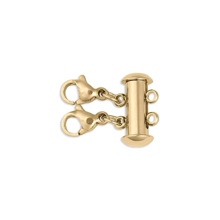 18K Gold PVD Layering Necklace Magnetic Clasp