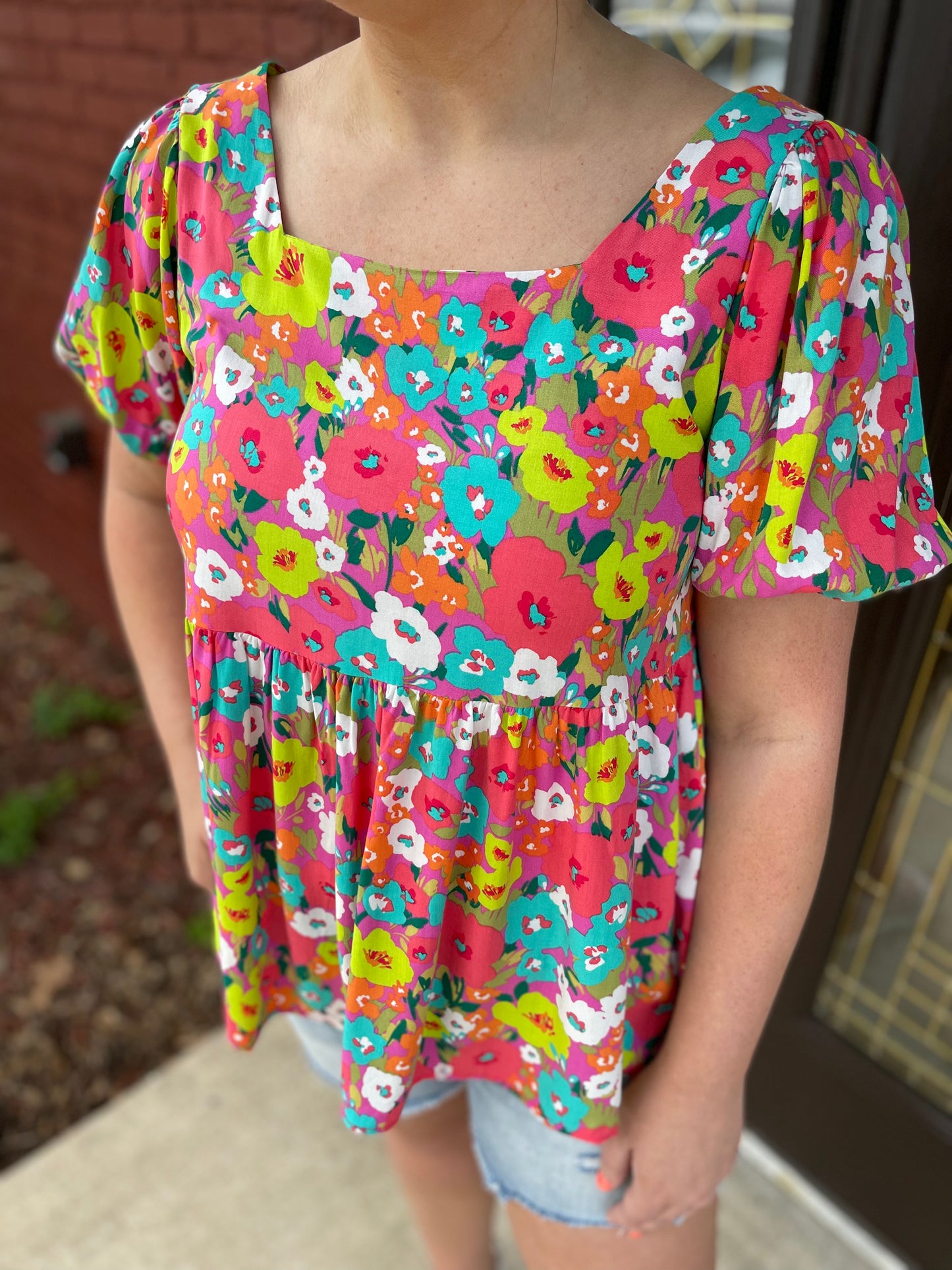 Summer Floral Top