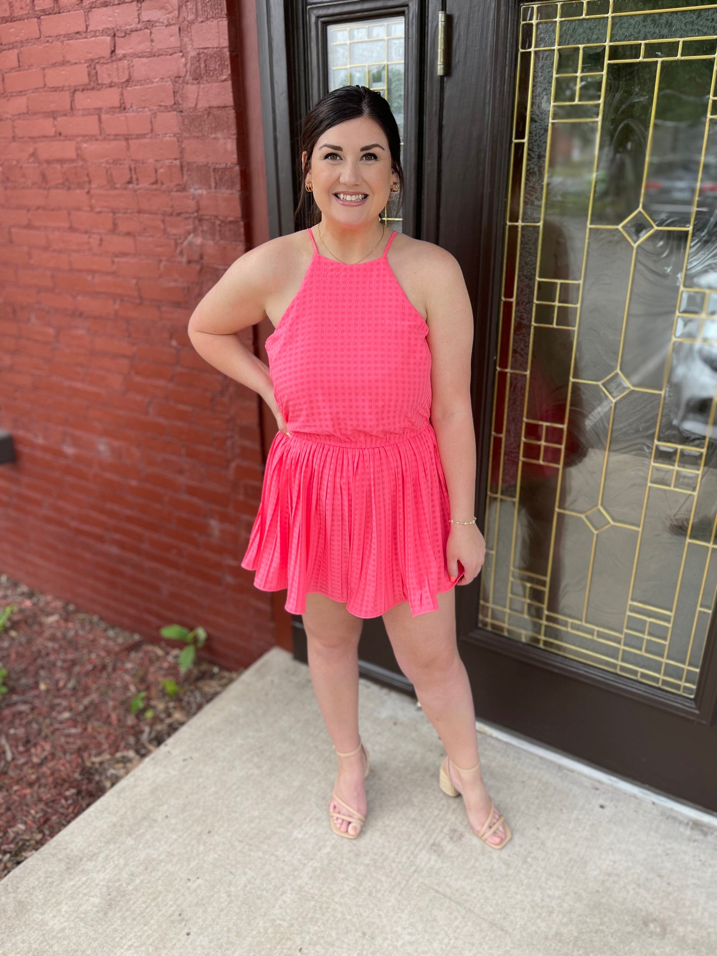 Beachin' Coral Romper