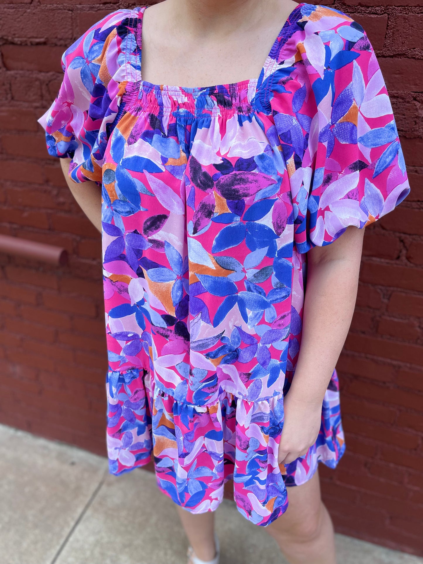 Magenta Floral Mini