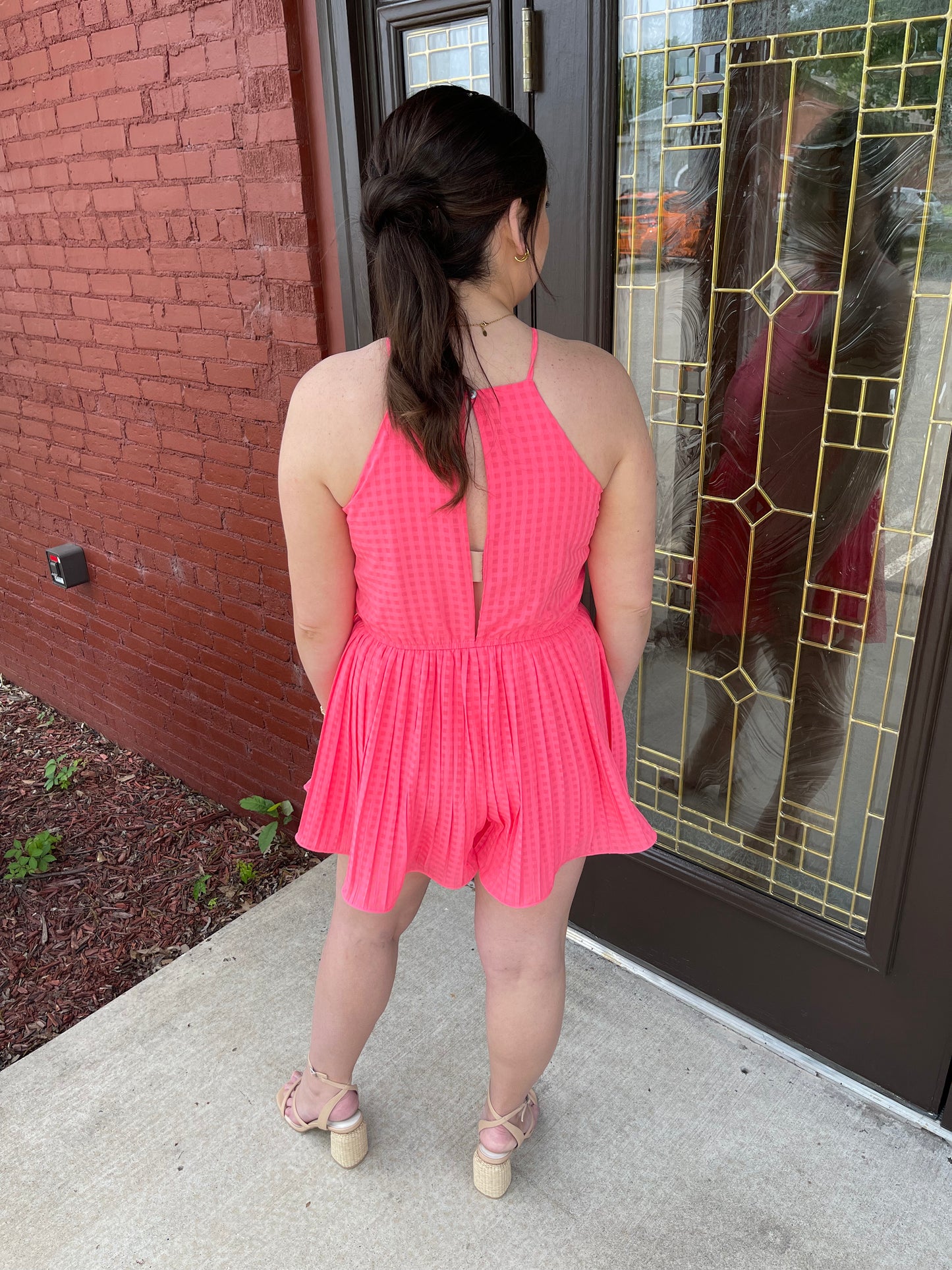 Beachin' Coral Romper