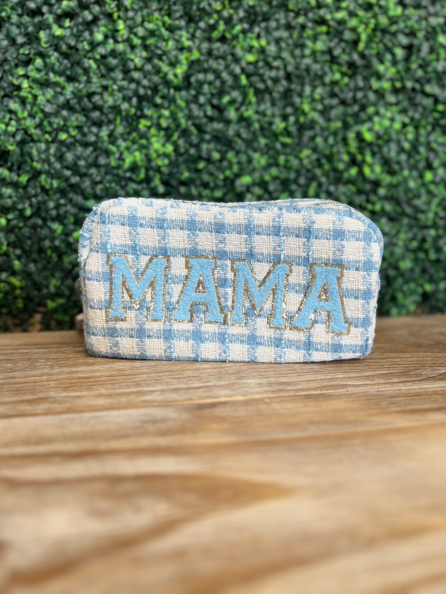 KK Light Blue Plaid Mama