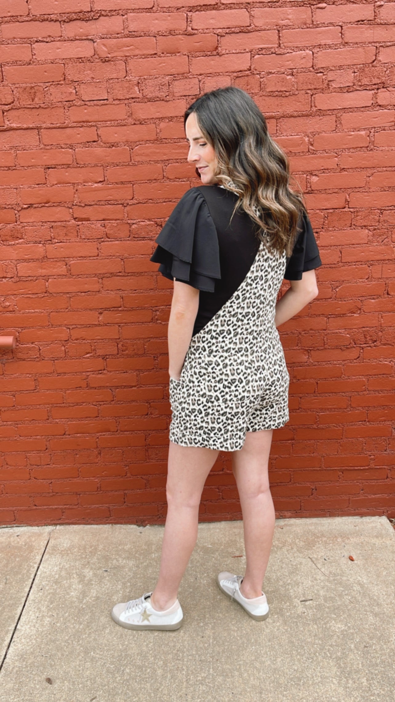Lexi Leopard Overalls