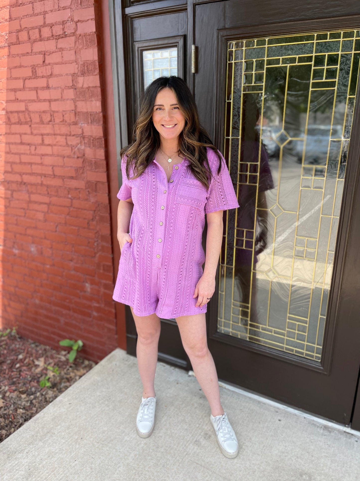 Boho Knit Romper