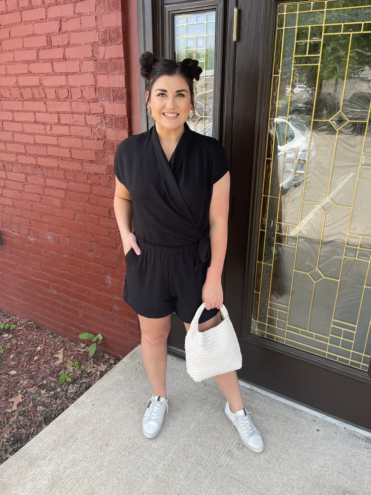 Surplice Romper