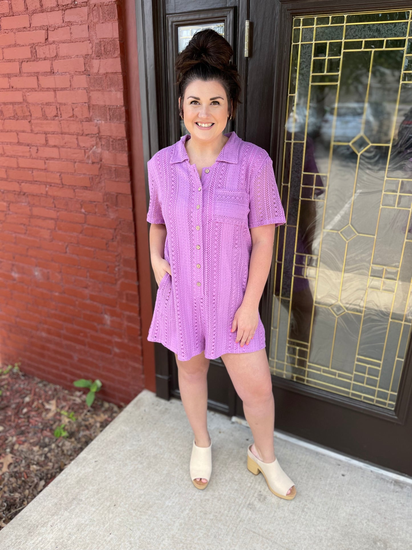Boho Knit Romper