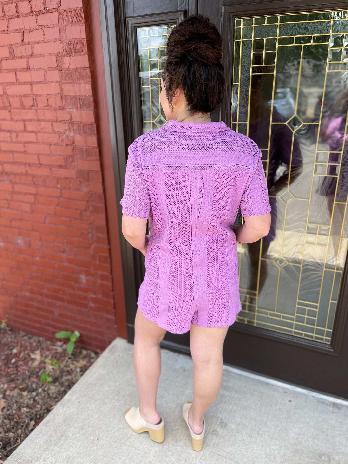 Boho Knit Romper