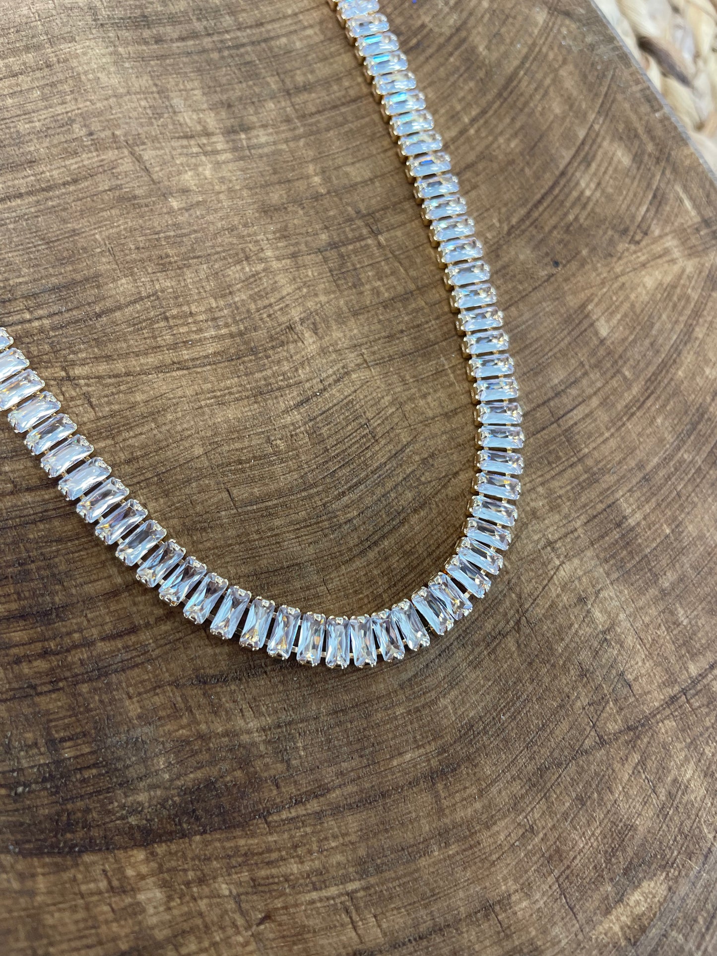 Baguette Tennis Necklace