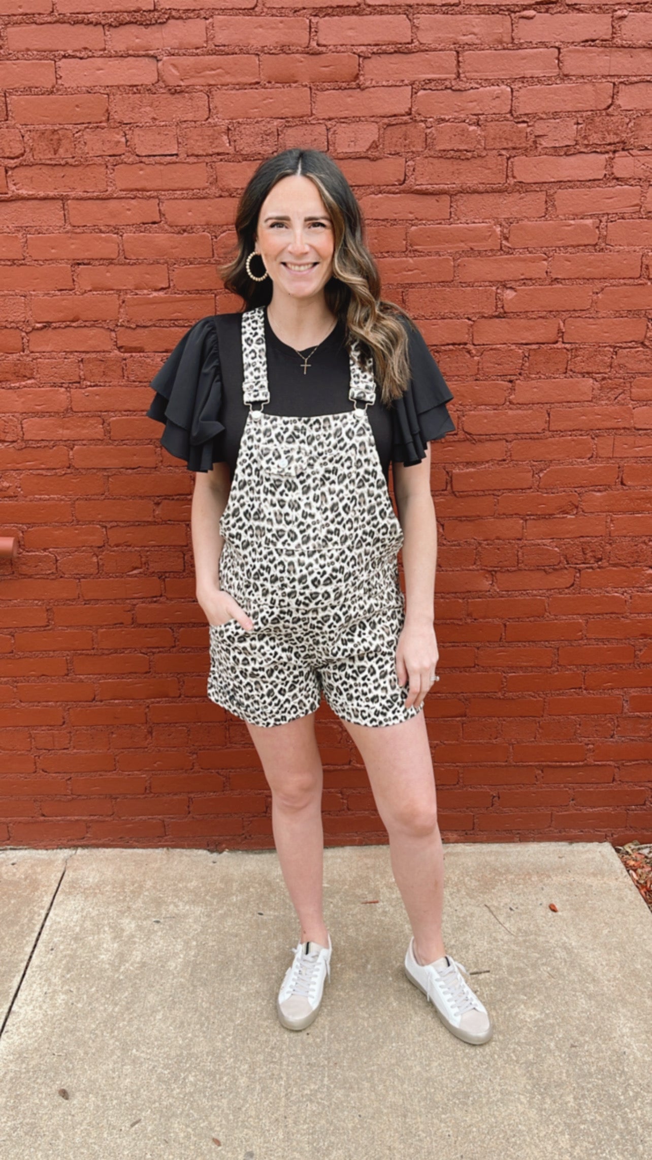Lexi Leopard Overalls
