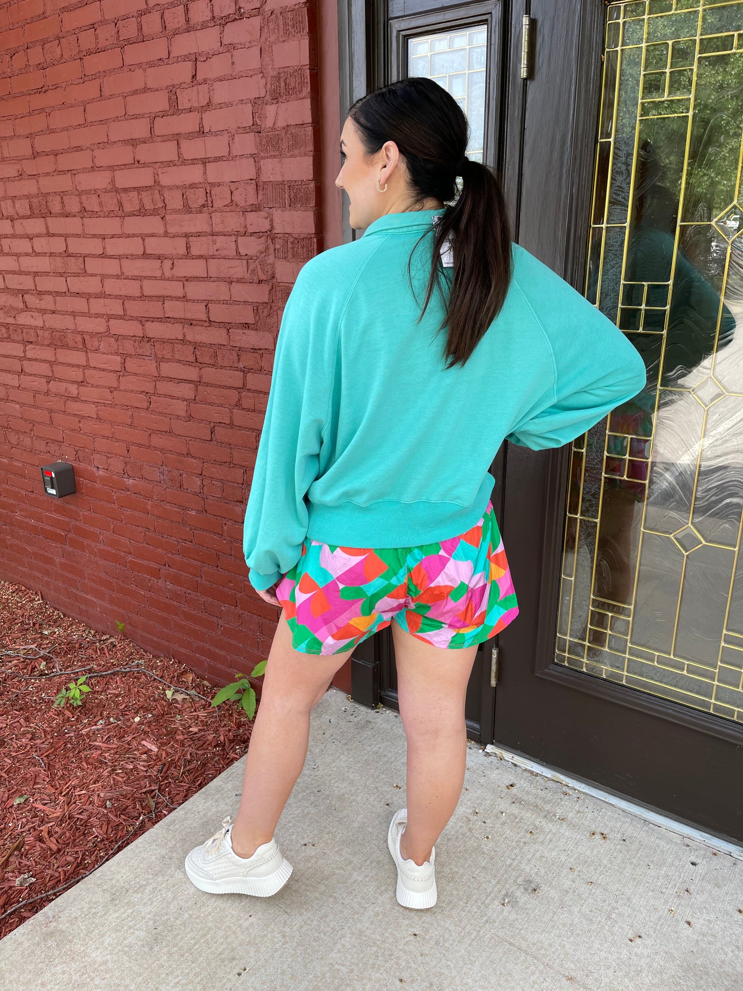 Bright Abstract Athletic Short