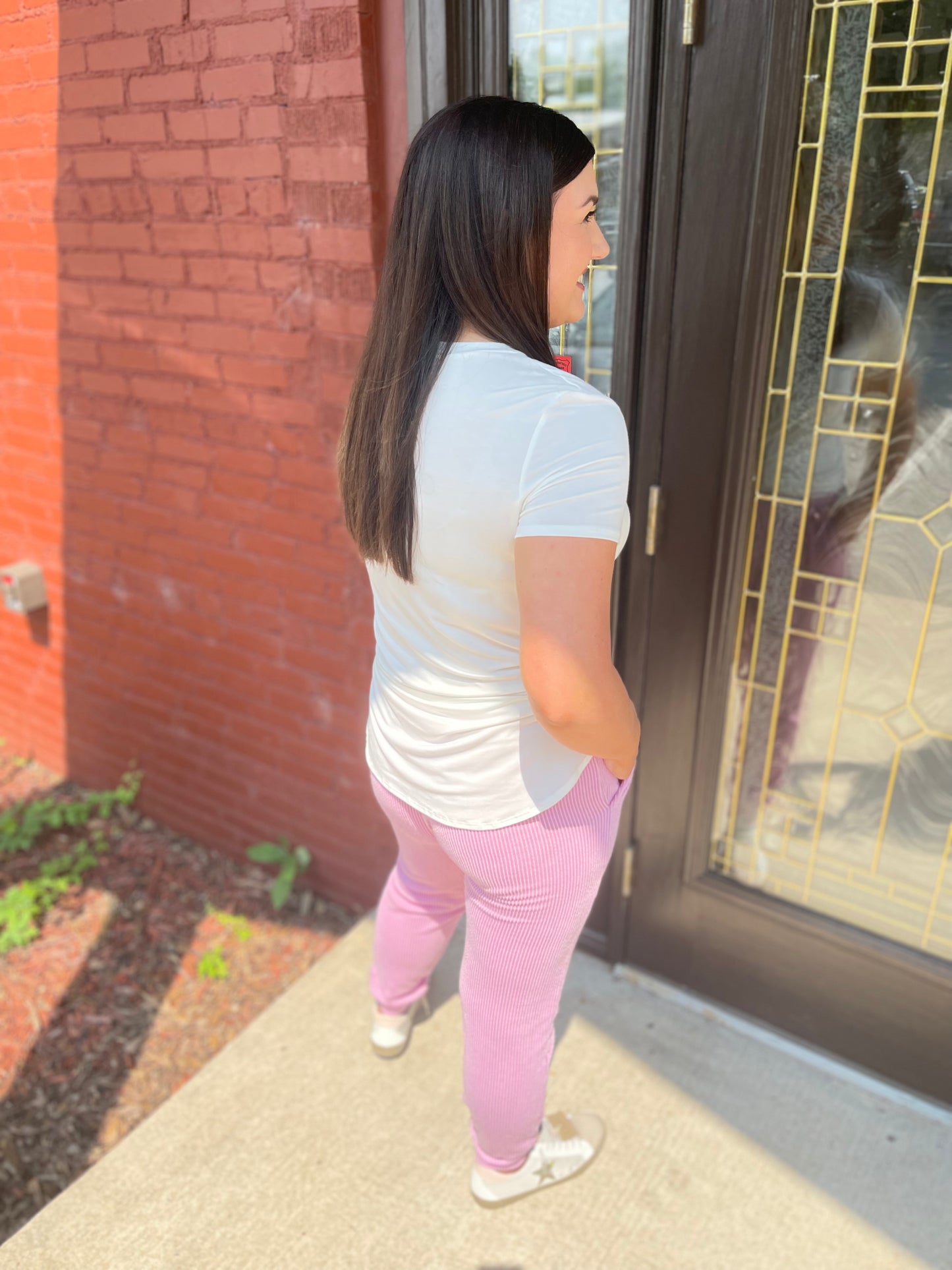 Hazey Ribbed Joggers