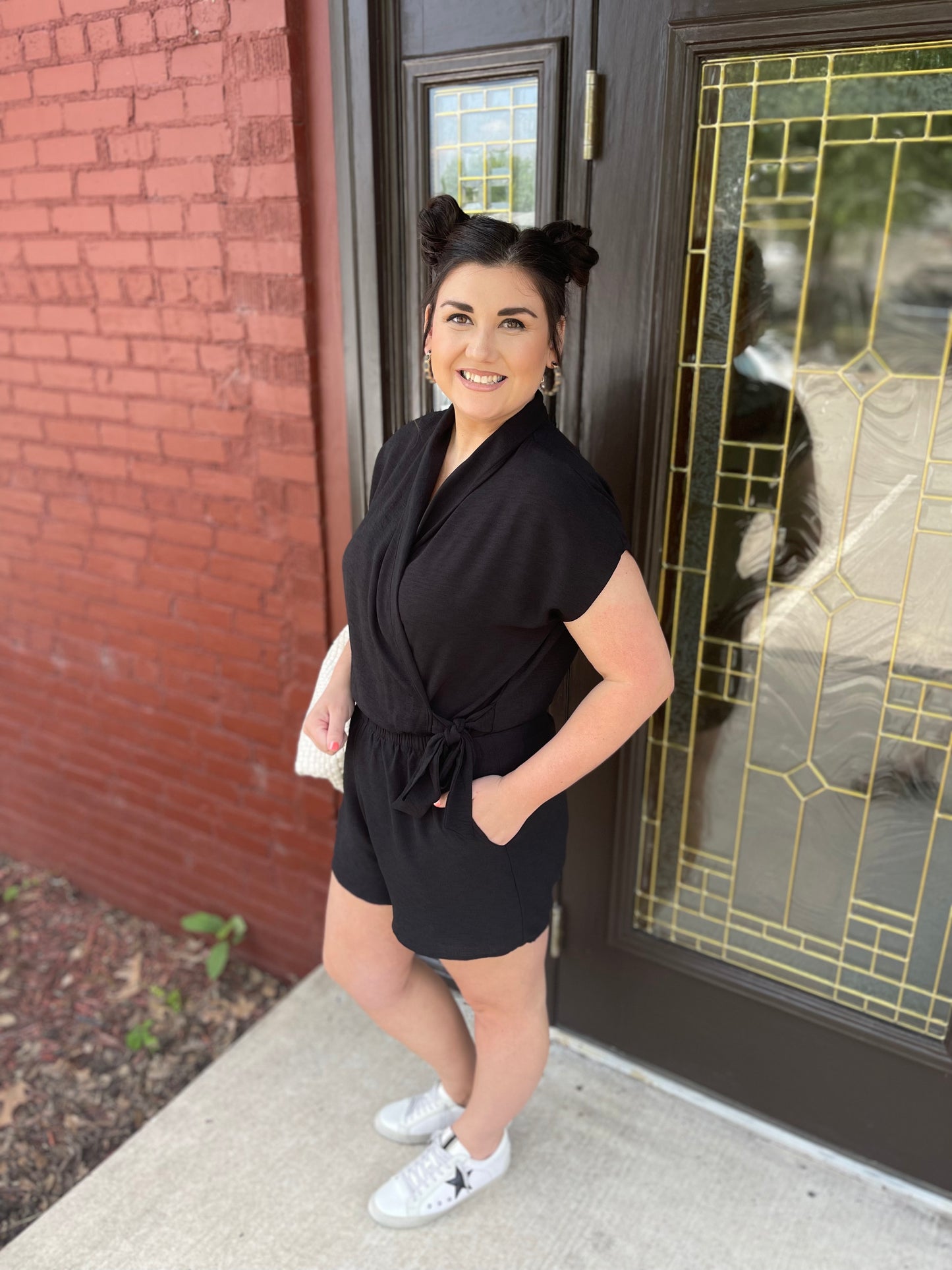 Surplice Romper