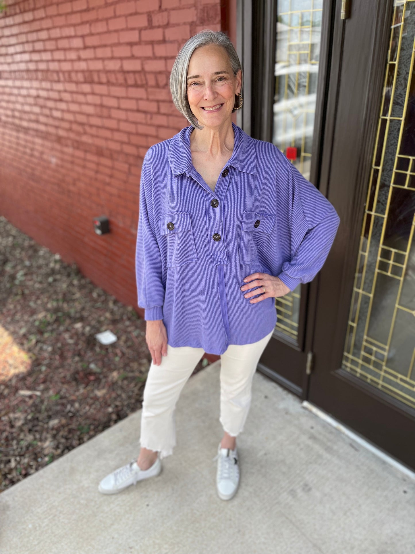 Ribbed Game Day 2.0 Pullover