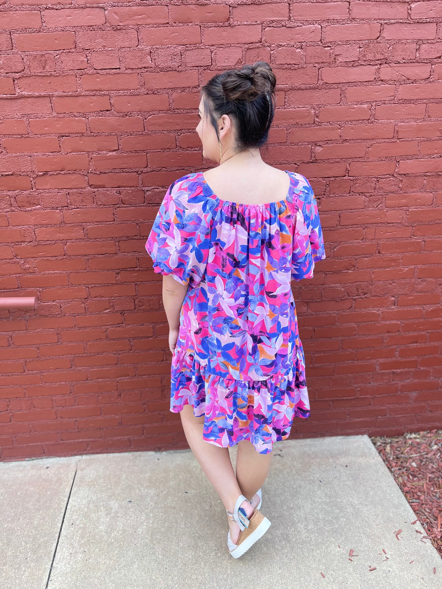 Magenta Floral Mini