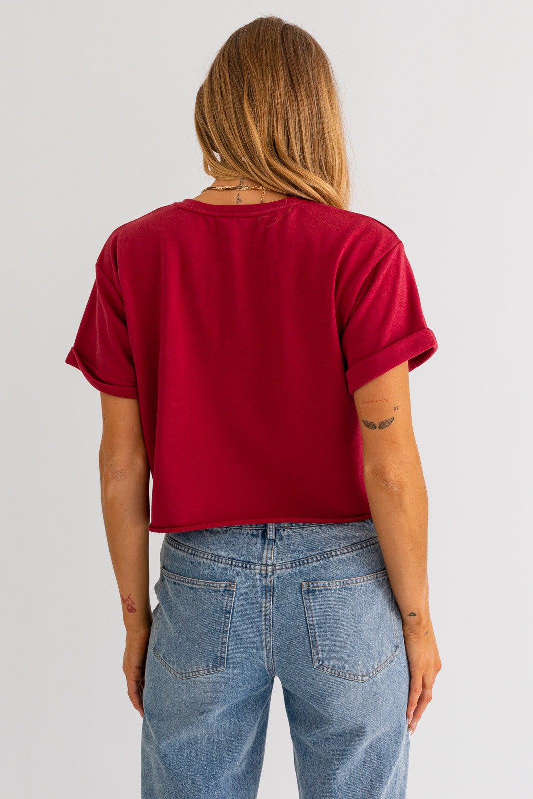 Running Back Crop Tee