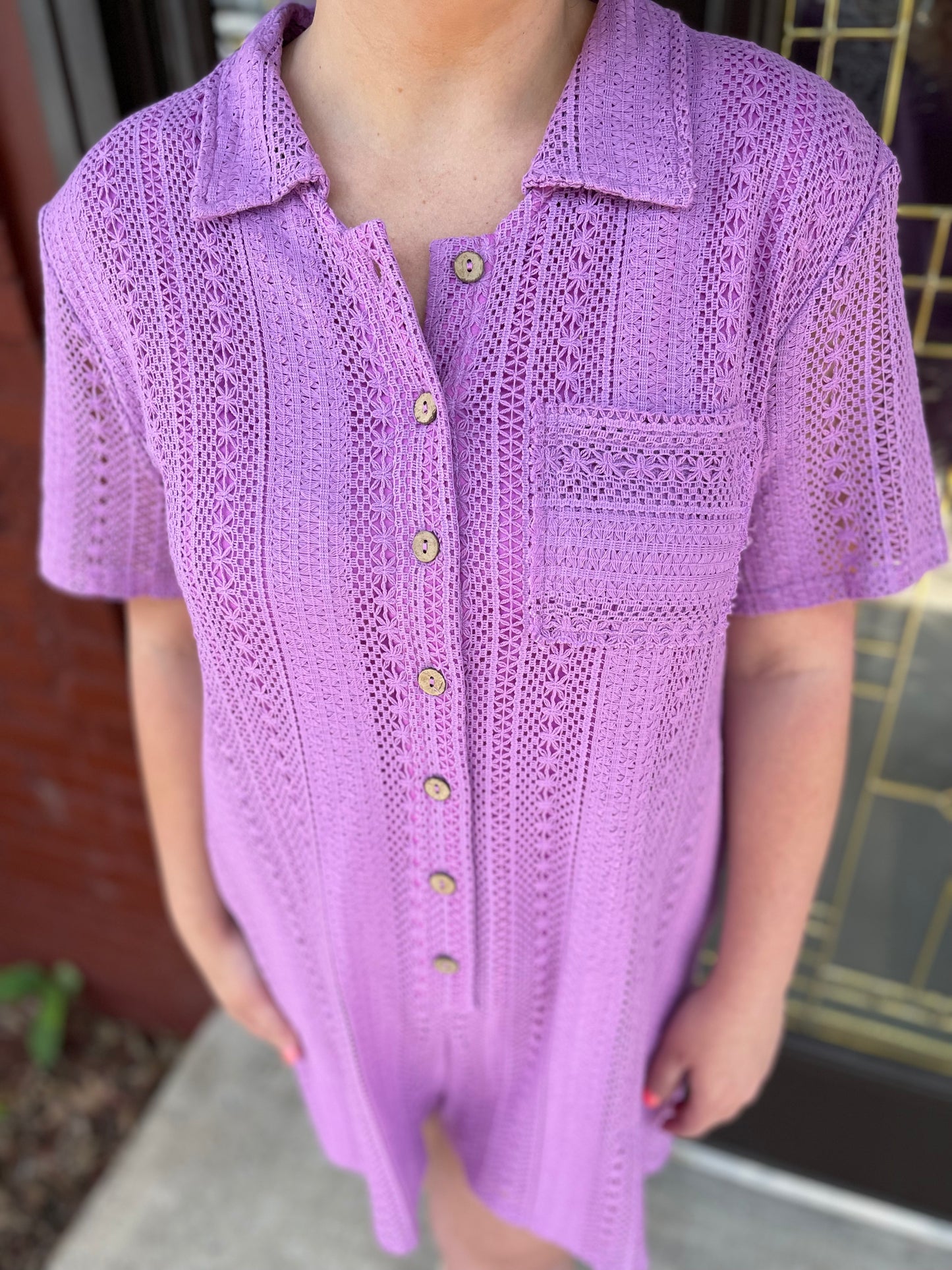 Boho Knit Romper