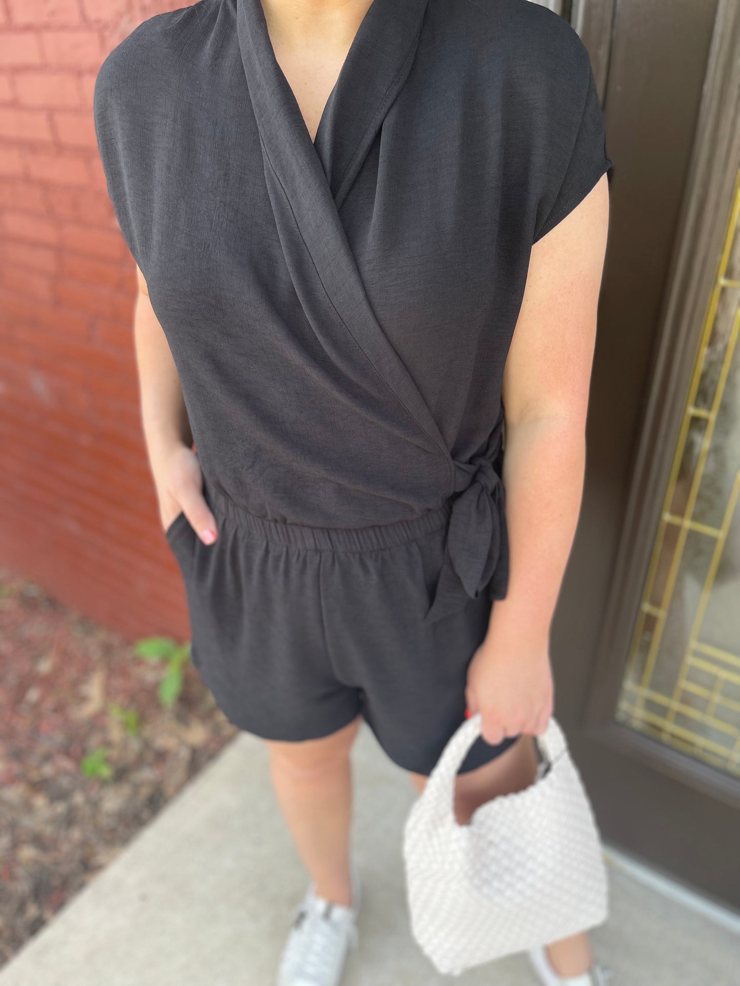 Surplice Romper