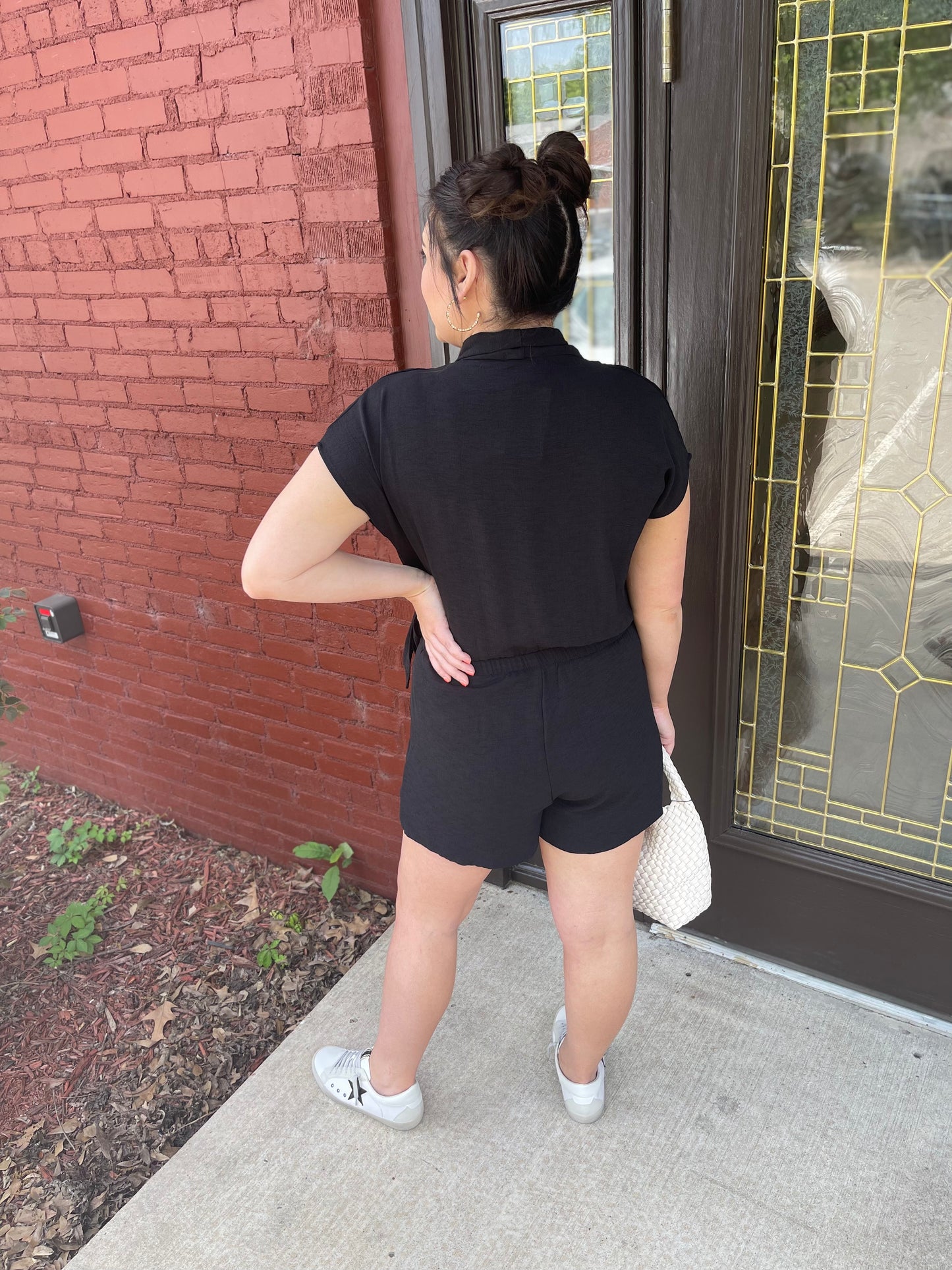 Surplice Romper