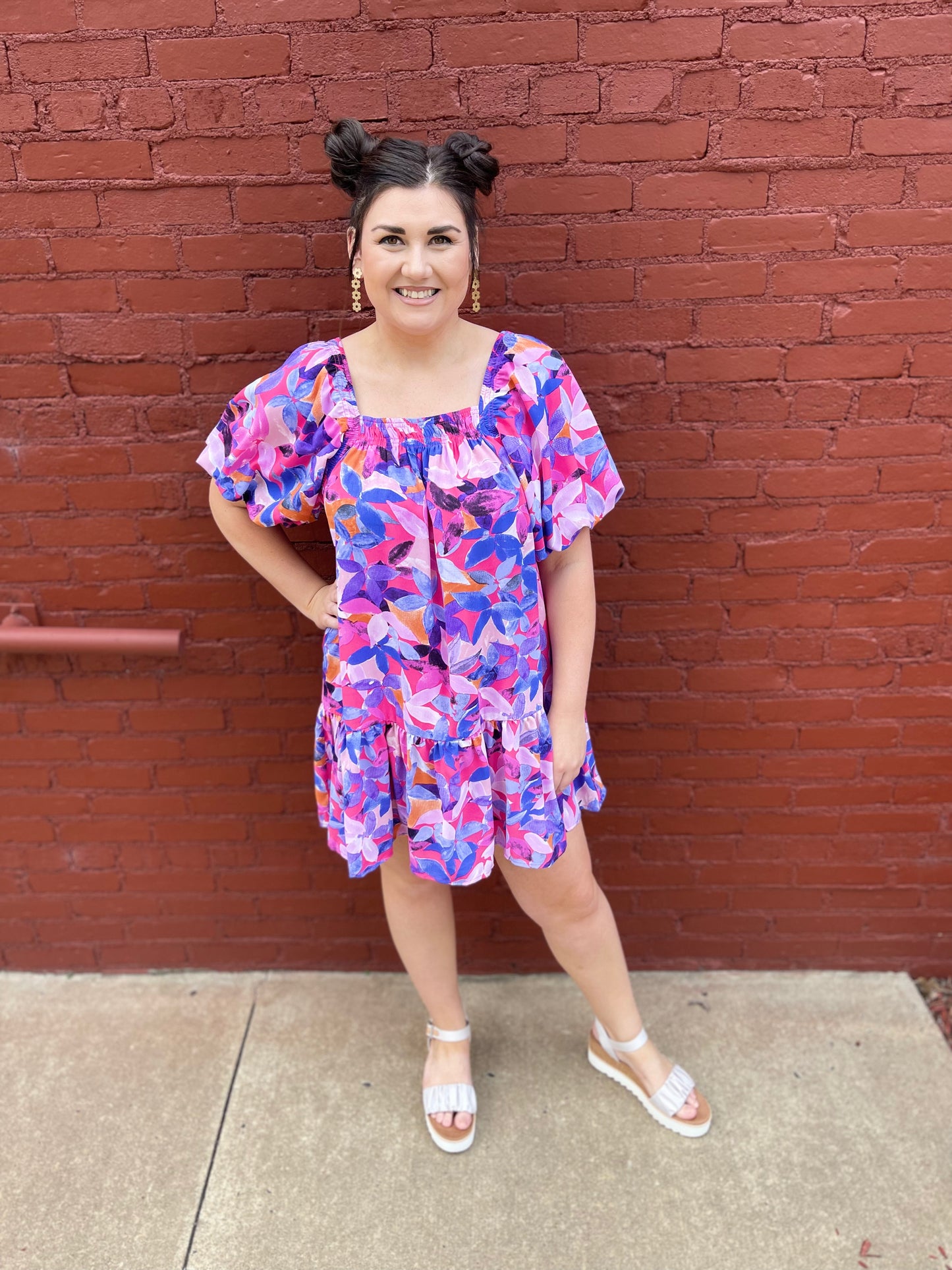 Magenta Floral Mini