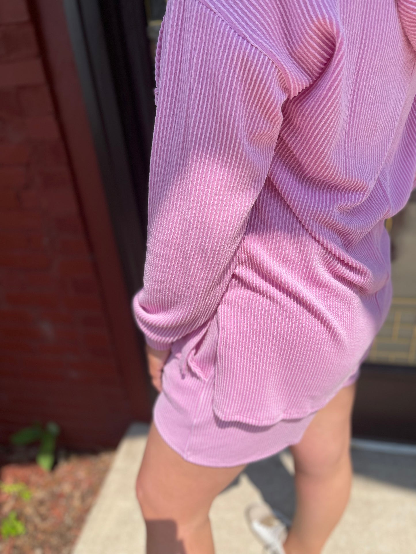 Hazey Ribbed Shorts