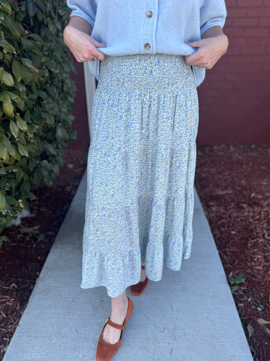 Ditsy Midi Skirt