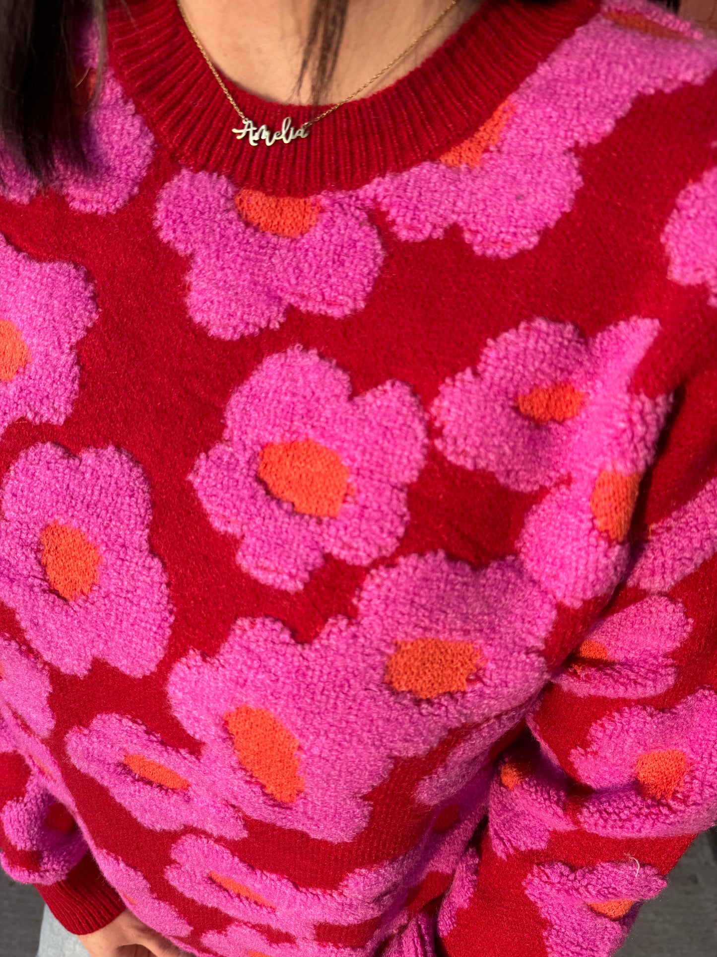 Kensie Floral Sweater
