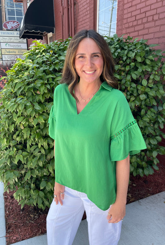 Ria Ruffle Blouse