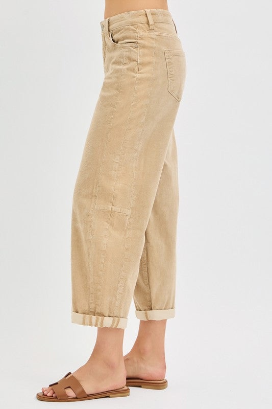 Corduroy Crop Barrel HR