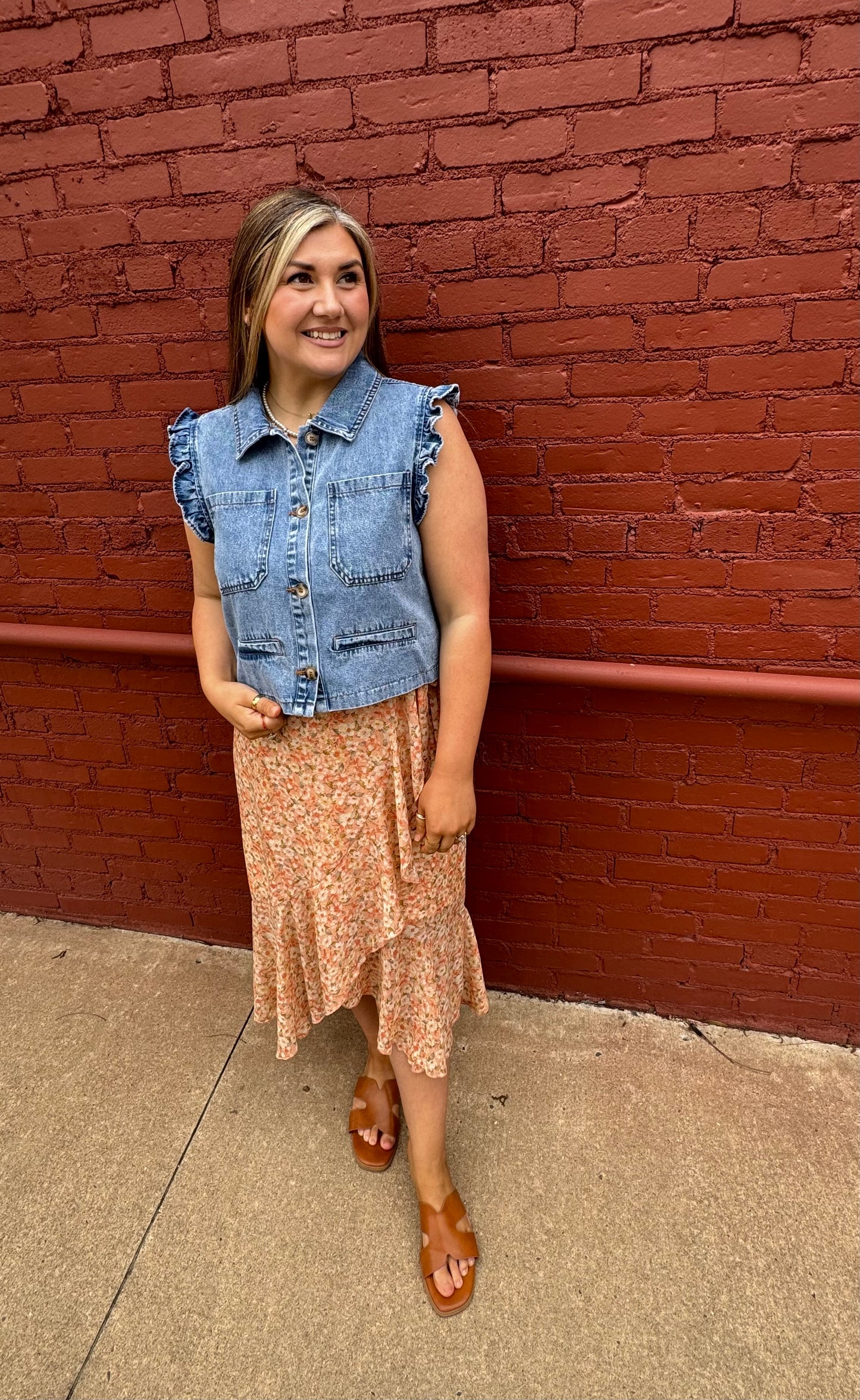 Gilli Ruffle Vest