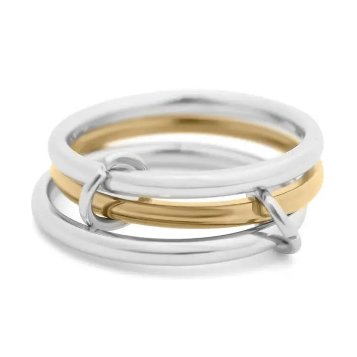 Triple Mixed Twined Ring
