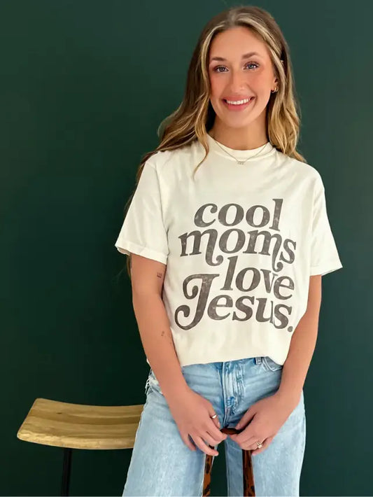 Cool Moms Love Jesus Tee