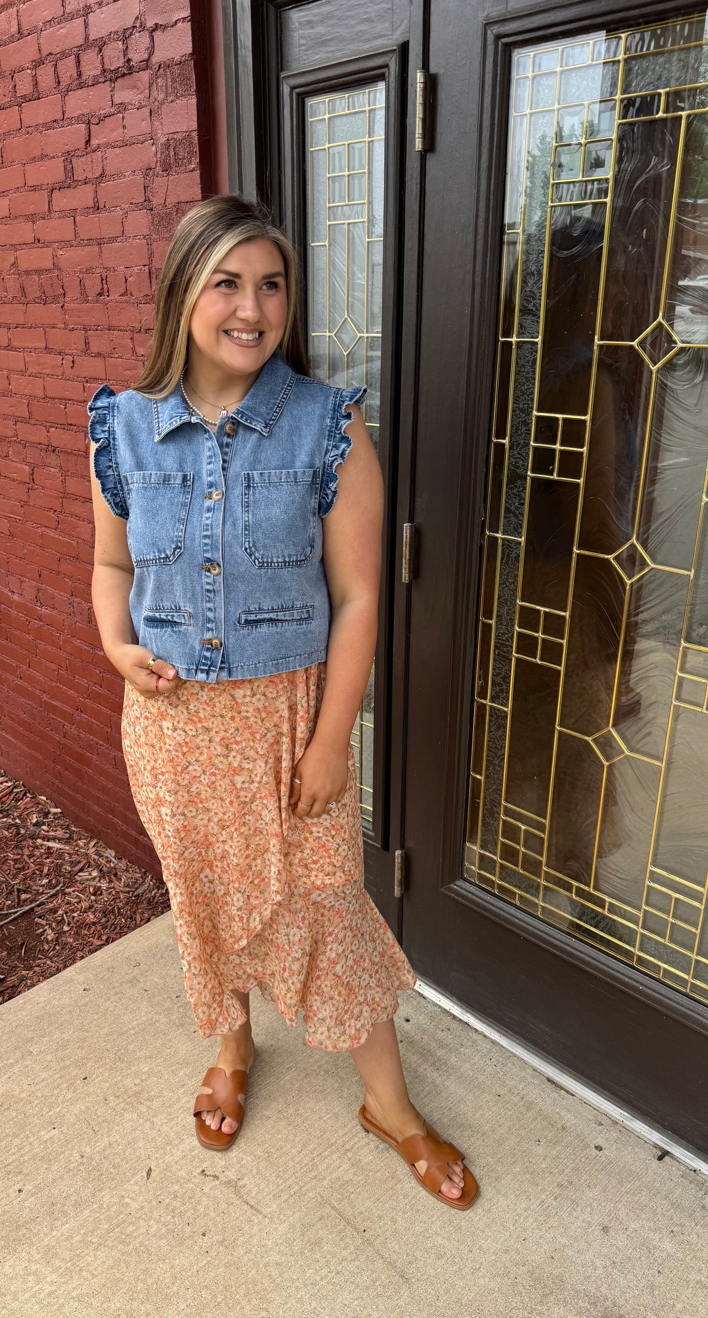 Gilli Ruffle Vest