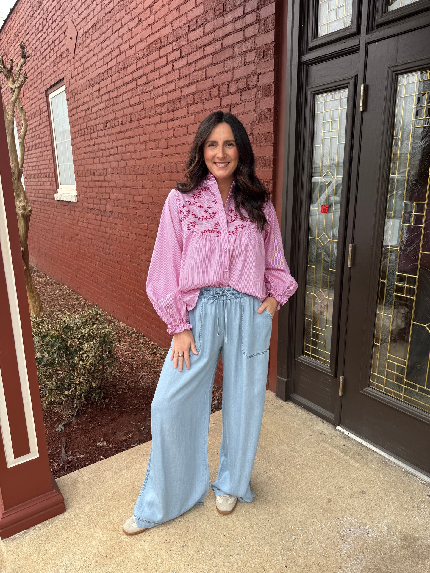Ember Stripe Top