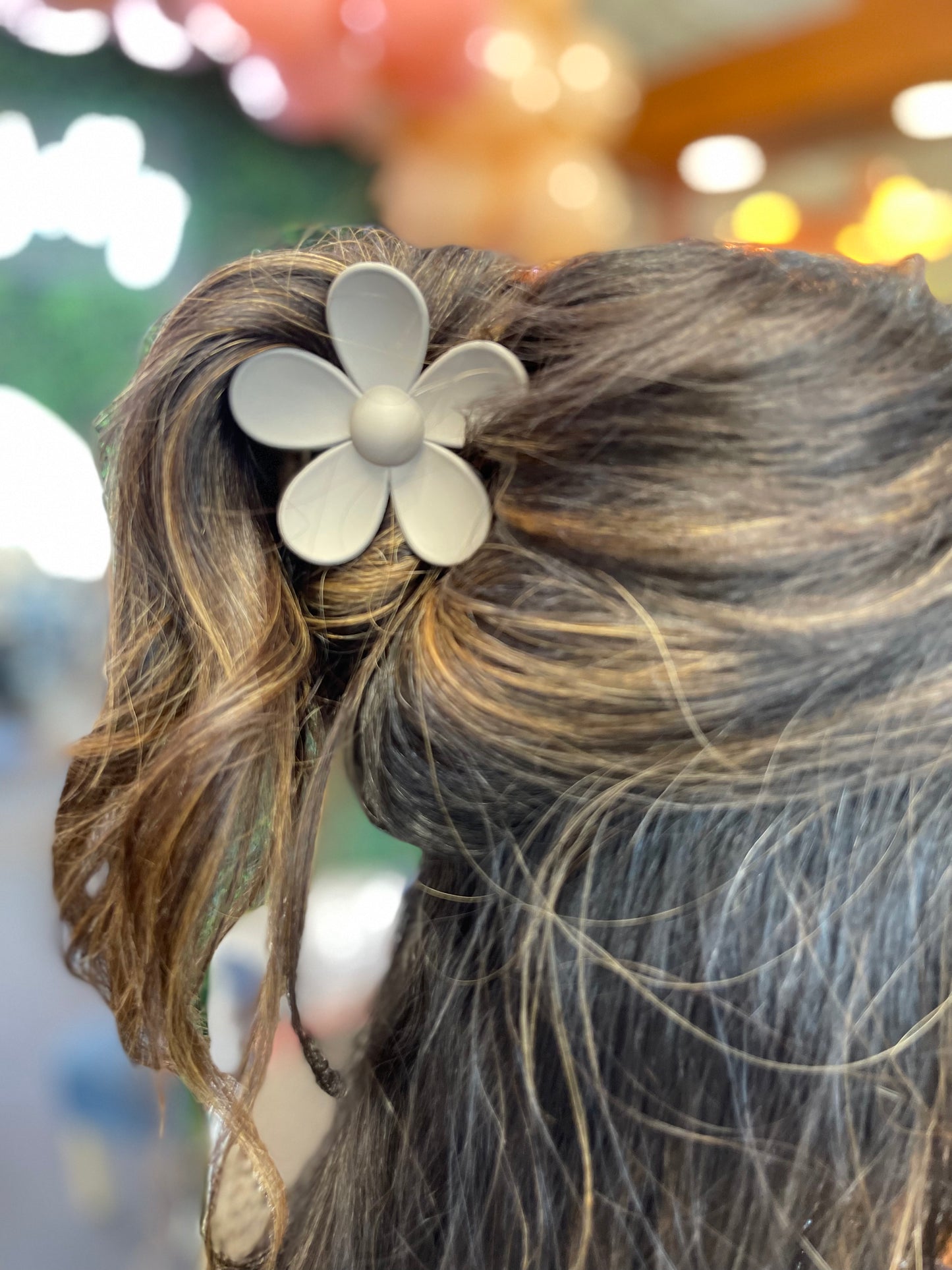 Matte Flower Hair Clip
