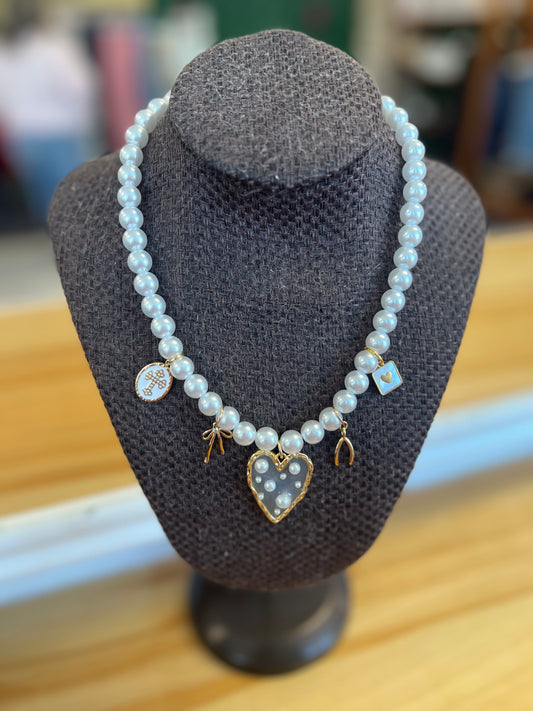 Pearl On Pearl Charm