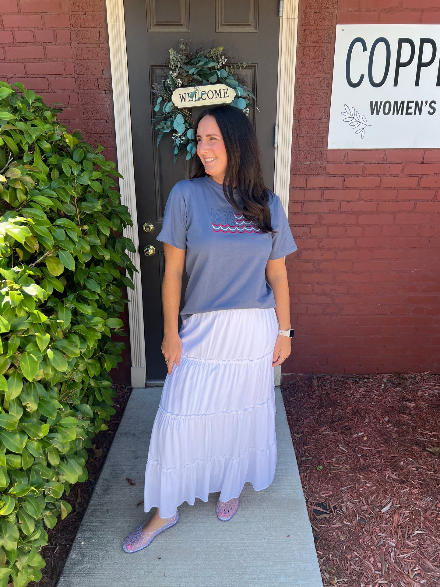 Patriotic Stitched Tee